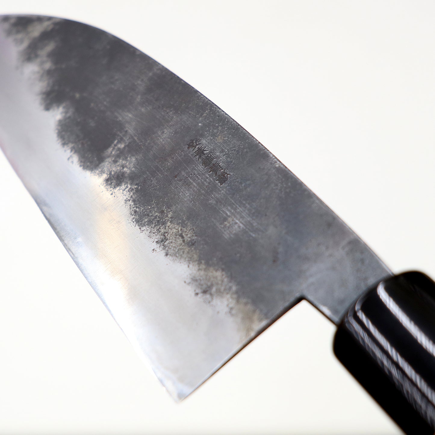 二代目興光作 金印木屋 菜切包丁 鎌型 165mm 水牛口