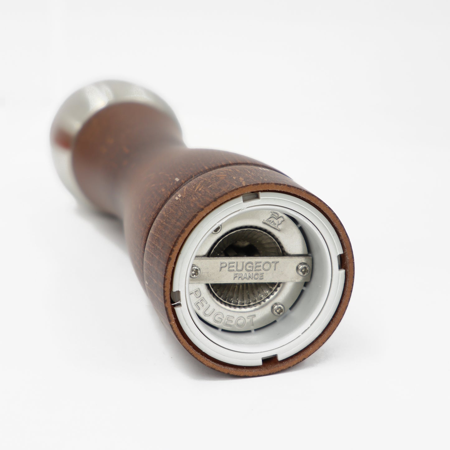 【特別価格】プジョー 挽目調整機能付き ソルトミル FIDJI 茶 21cm