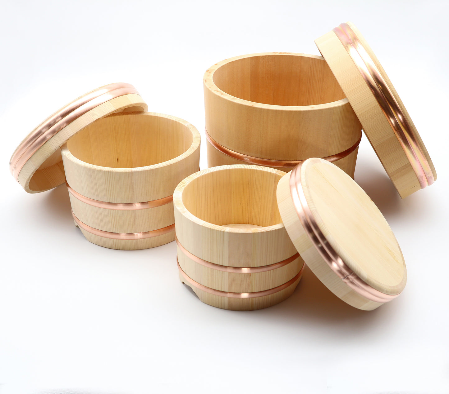 【ご予約受注生産品】 味972 江戸びつ 270mm 1升用