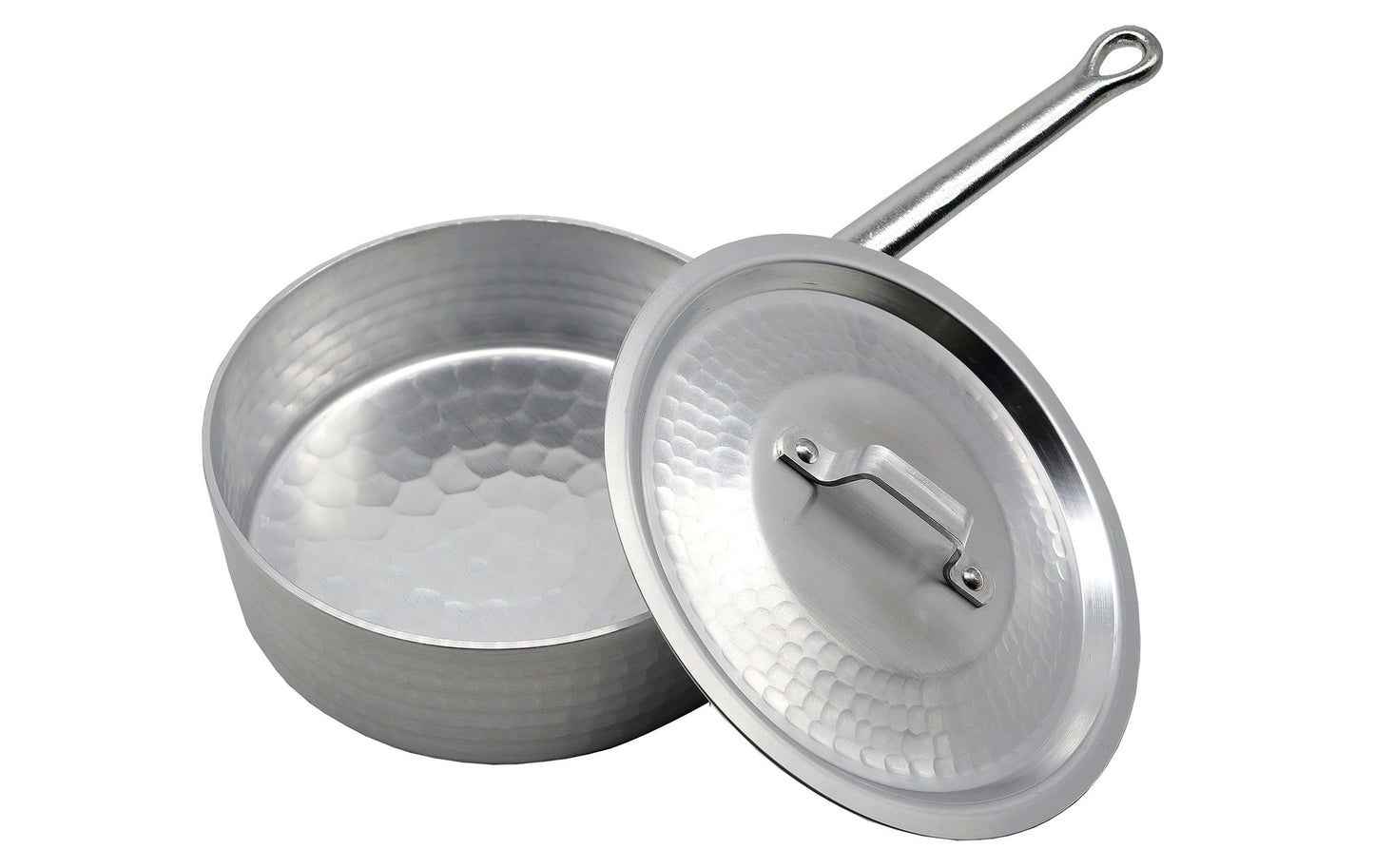 味022 ソースパン 210mm アルミ打出し