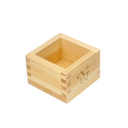 味1427　桝　1合　十二支【午】木曽ひのき