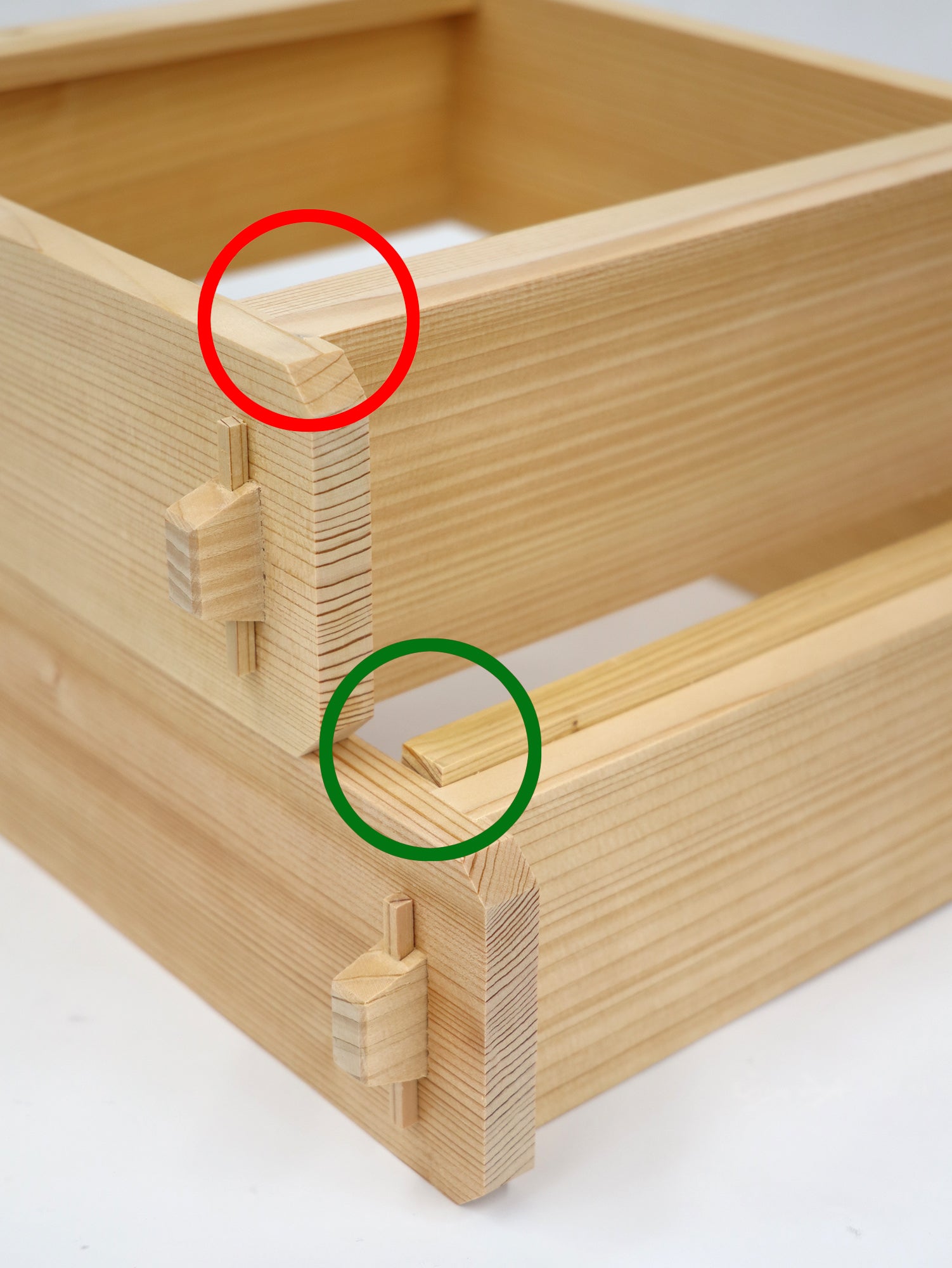 NEW】木屋 角セイロ2段 220㎜ 蒸し板付き 日本製 wooden square