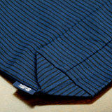 小倉織　シンプルバッグ　紺縞2016
