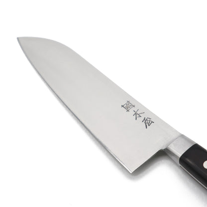 No.３　鎌型包丁（三徳包丁）　180mm　国産炭素鋼・ハガネ