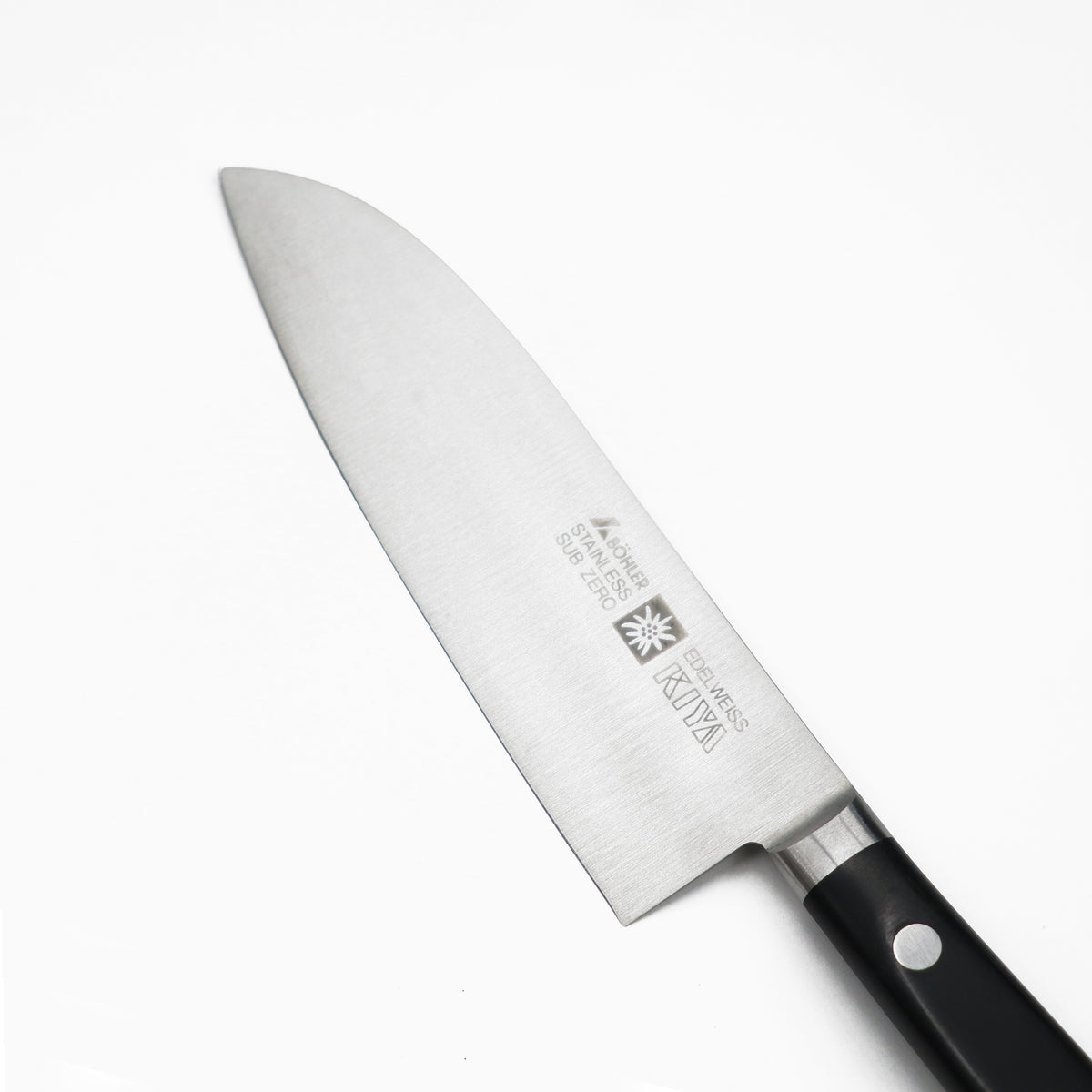 No.160　中鎌型包丁（三徳包丁）　145mm 　エーデルワイスステンレス鋼