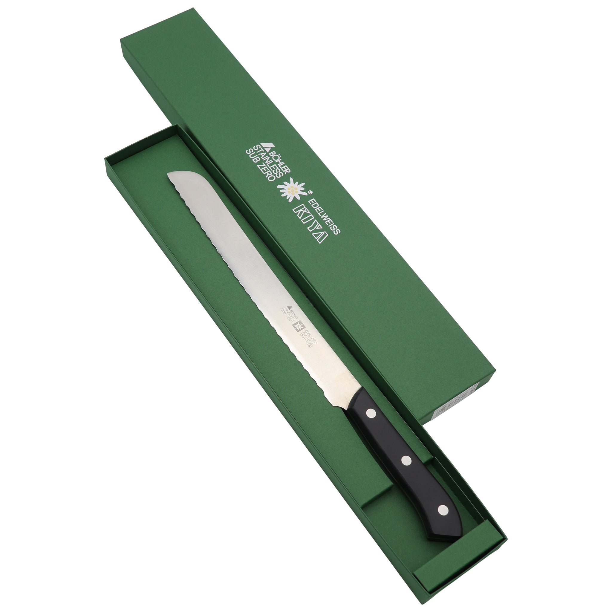 No.180 パン切包丁 225mm エーデルワイスステンレス鋼 – 日本橋 木屋