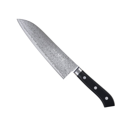 【234周年特別製作】墨流し33層艶消し仕上げ　鎌型包丁（三徳包丁）　180ｍｍ　VG10ステンレス鋼