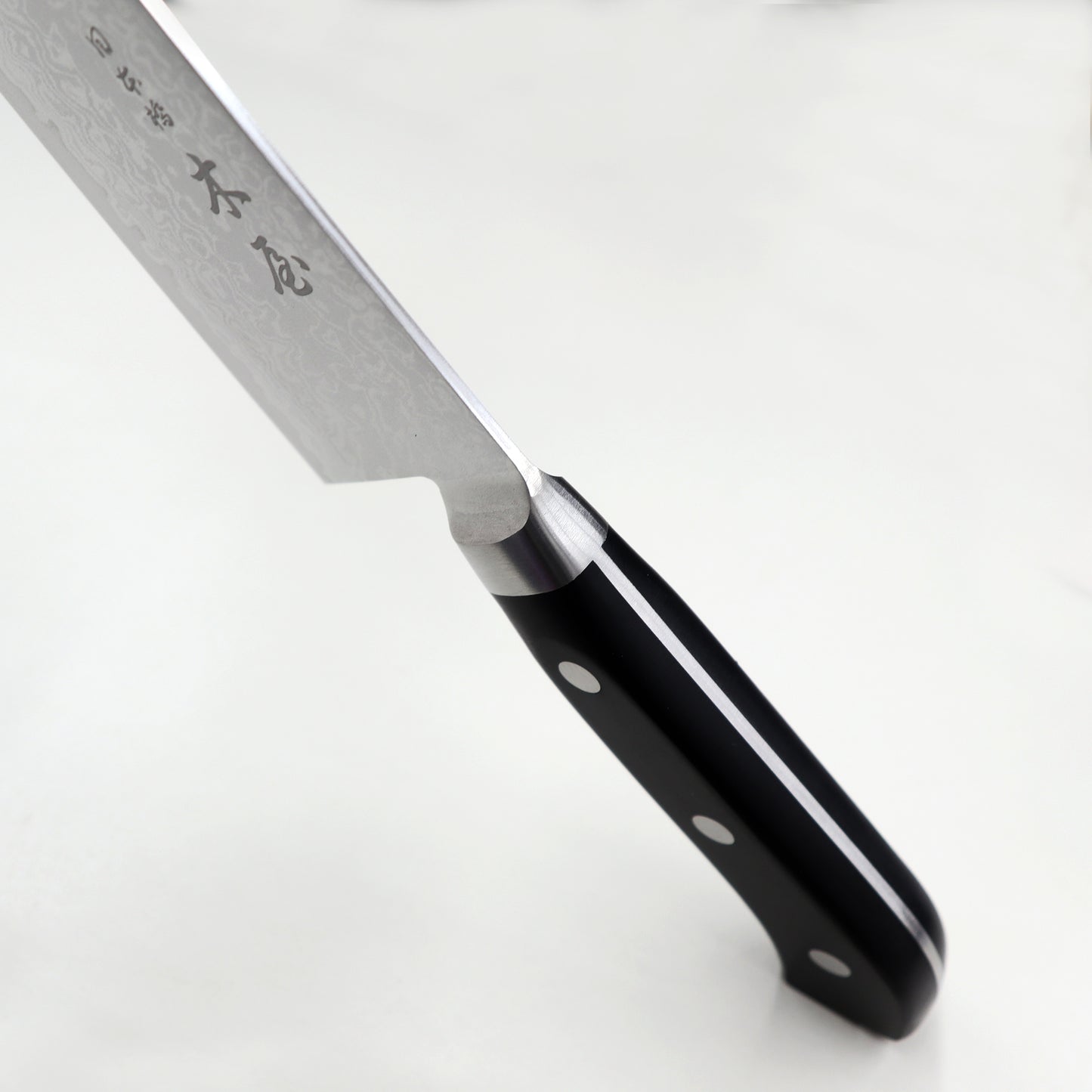 【234周年特別製作】墨流し33層艶消し仕上げ　鎌型包丁（三徳包丁）　180ｍｍ　VG10ステンレス鋼