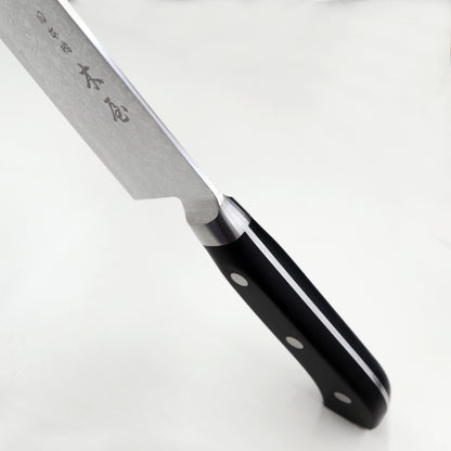 【234周年特別製作】墨流し33層艶消し仕上げ　鎌型包丁（三徳包丁）　180ｍｍ　VG10ステンレス鋼