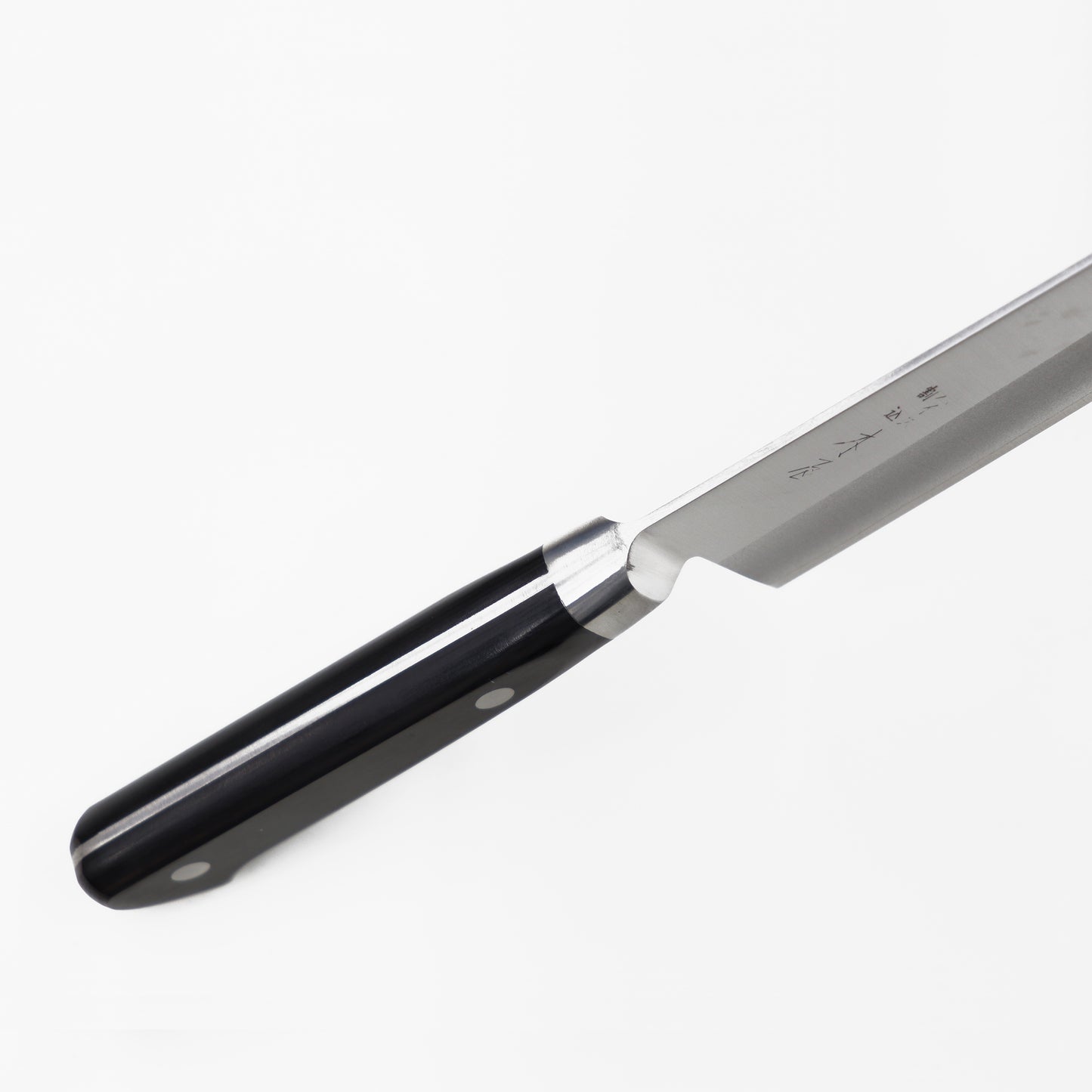 【特別価格】木屋　粉末ハイス鎌型包丁（三徳包丁）　割込　鍔付