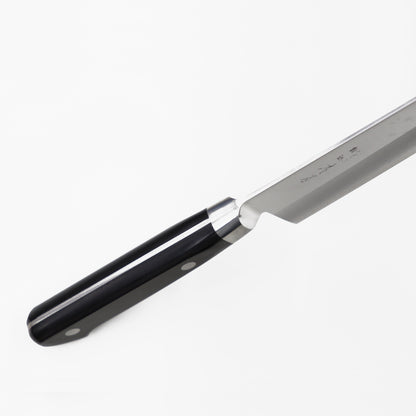 【特別価格】木屋　粉末ハイス鎌型包丁（三徳包丁）　割込　鍔付