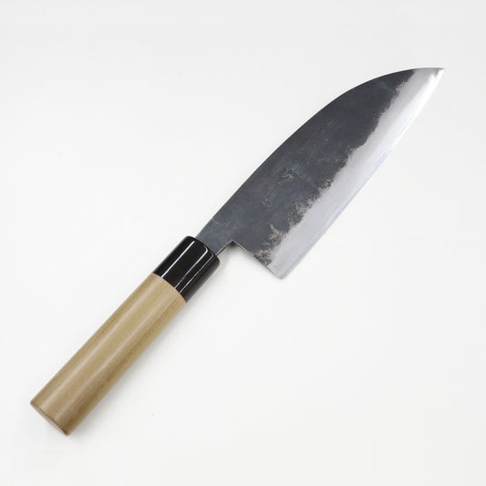 二代目興光作　金印木屋　菜切包丁　鎌型　165mm　水牛口