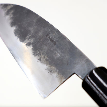 二代目興光作　金印木屋　菜切包丁　鎌型　165mm　水牛口