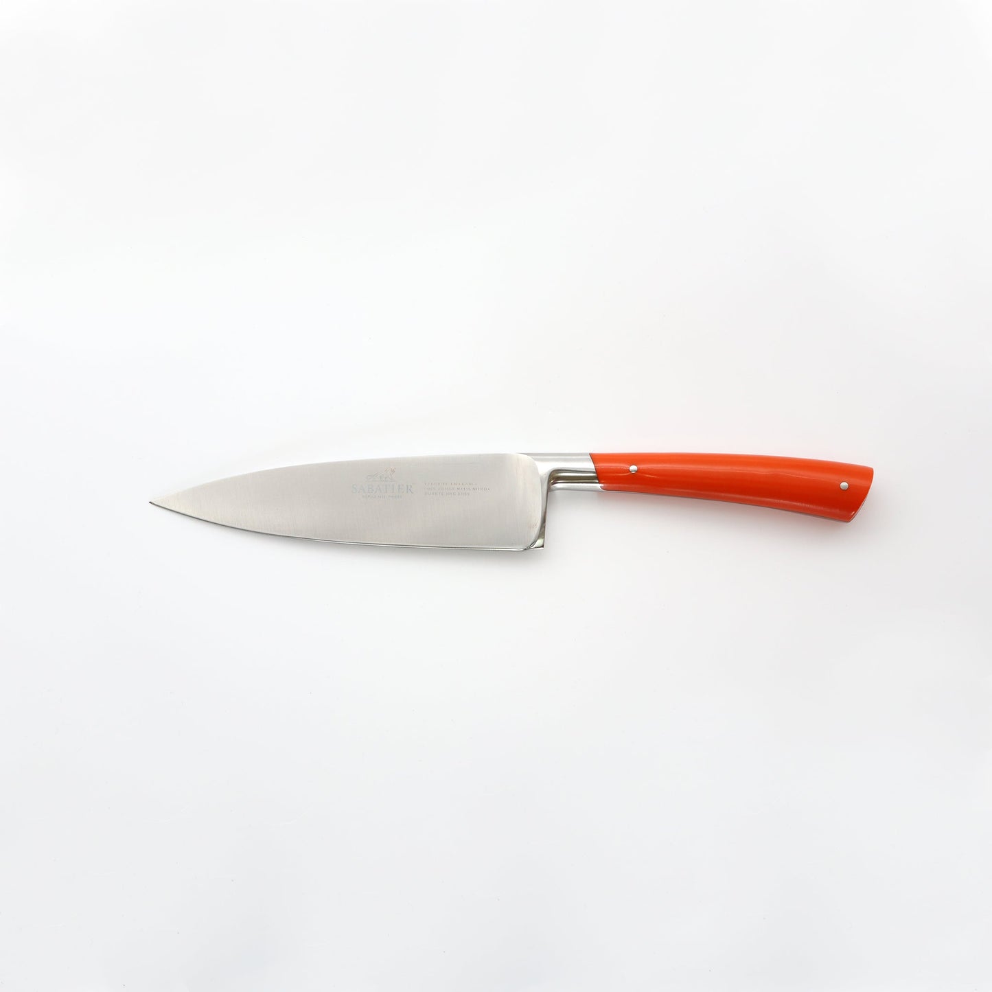 【特別価格】サバティエ シェフナイフ オレンジ 6　180mm　ステンレス全身鍛造