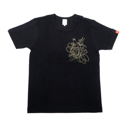 【特別価格】Tシャツ 222 黒色 S