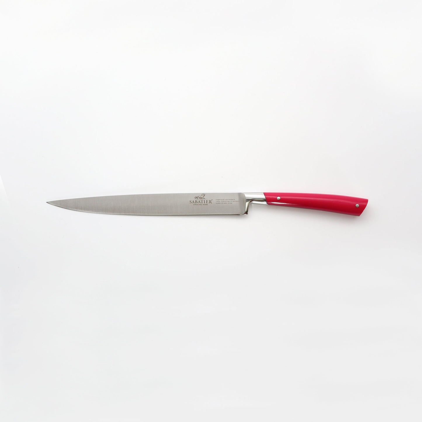【特別価格】サバティエ フィレナイフ ピンク 6　180mm　ステンレス全身鍛造