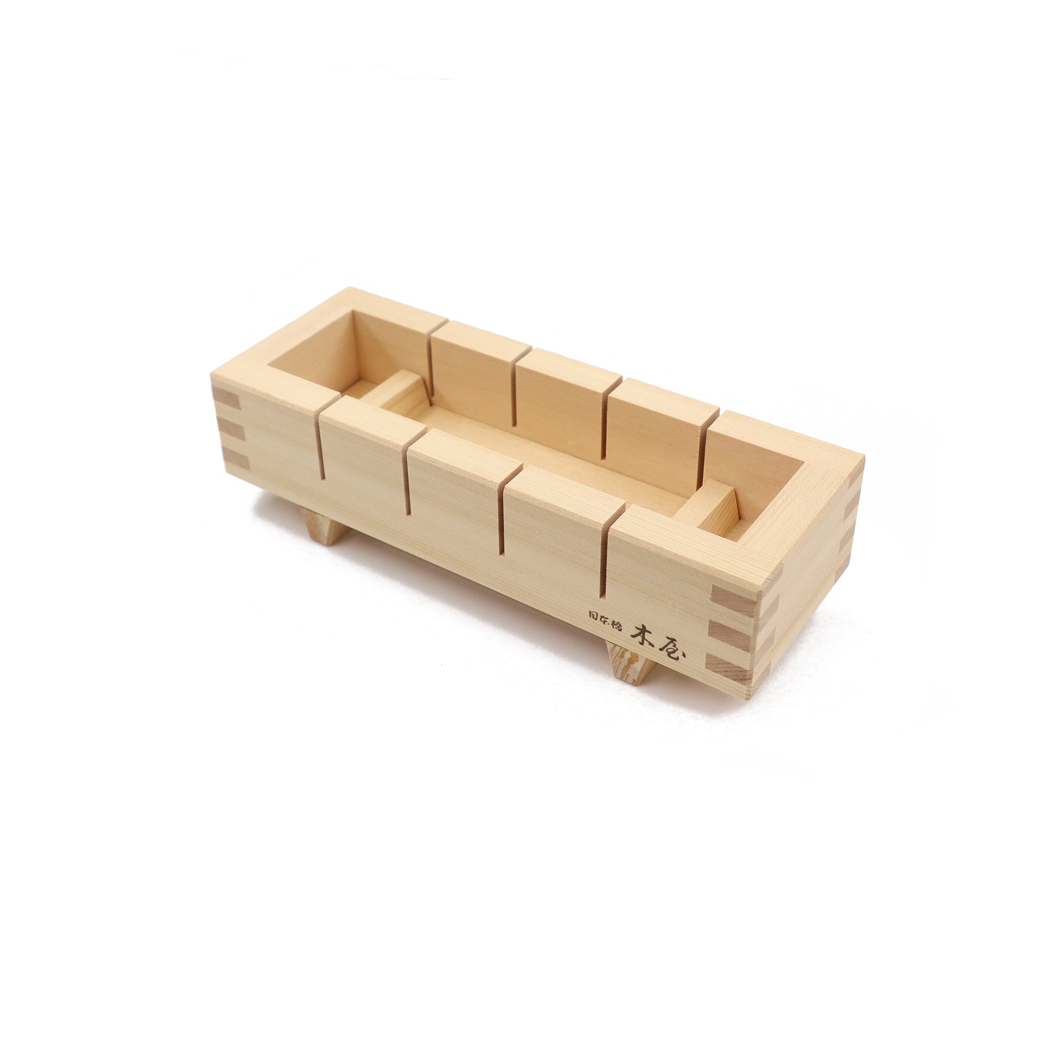 味284 押し寿司器（木曽ひのき） 5つ切り 約1合 – 木屋